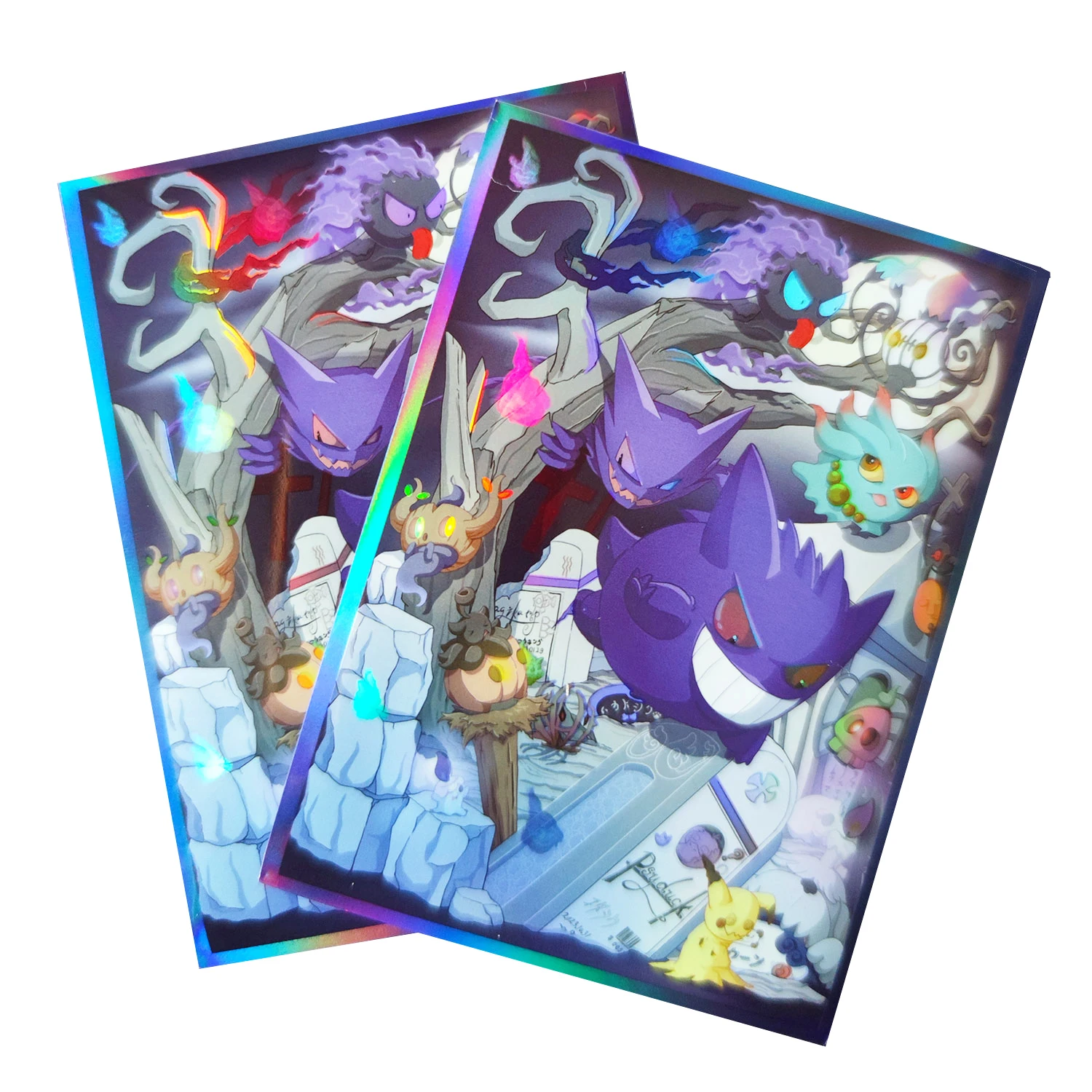 60ct HOLO Card Sleeves 66x91mm Anime Protector Illustration Outer Shield Card Cover for PTCG MTG TCG Board Games Trading Cards
60ct HOLO Card Sleeves 66x91mm Anime Protector Illustration Outer Shield Card Cover for PTCG MTG TCG Board Games Trading Cards