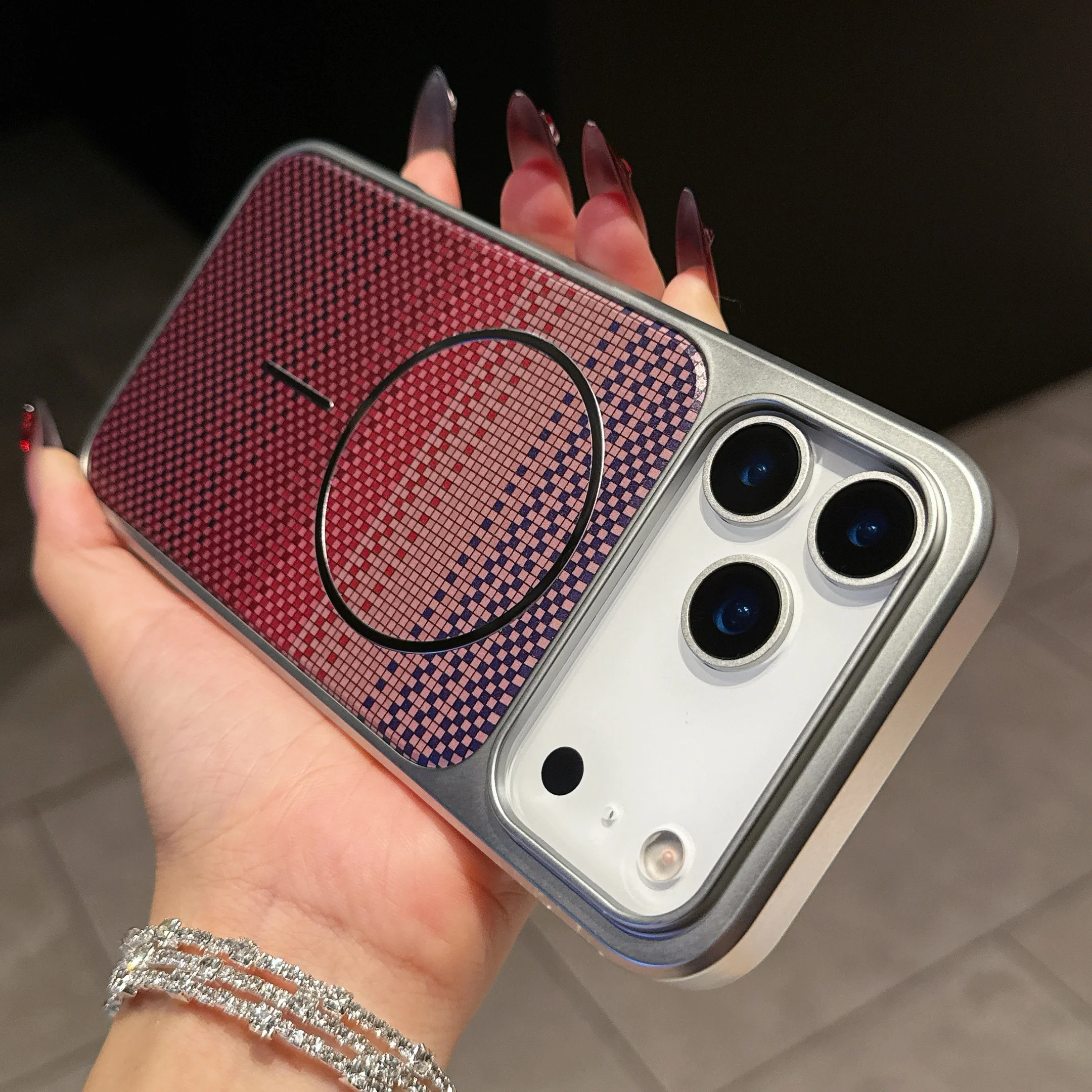 Luxury Carbon Fiber Magnetic Shockproof Bumper Phone Case For iPhone 17 Pro Max 16 15 14 Plus For Magafe Wireless Charging Cover
Luxury Carbon Fiber Magnetic Shockproof Bumper Phone Case For iPhone 17 Pro Max 16 15 14 Plus For Magafe Wireless Charging Cover