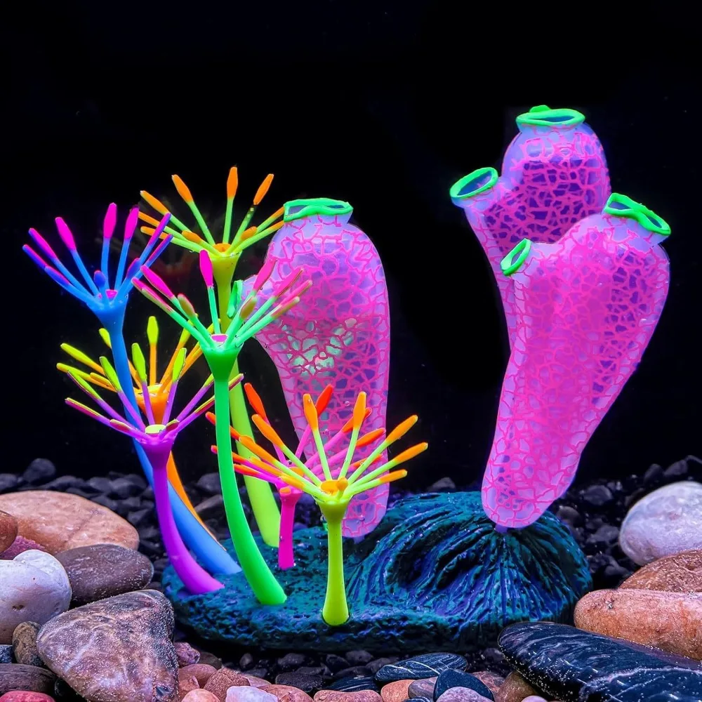 Simulation Thumb Coral Ornament Colorful Silicone Glowing Coral Artificial Plants Fluorescence Aquatic Landscape
Simulation Thumb Coral Ornament Colorful Silicone Glowing Coral Artificial Plants Fluorescence Aquatic Landscape