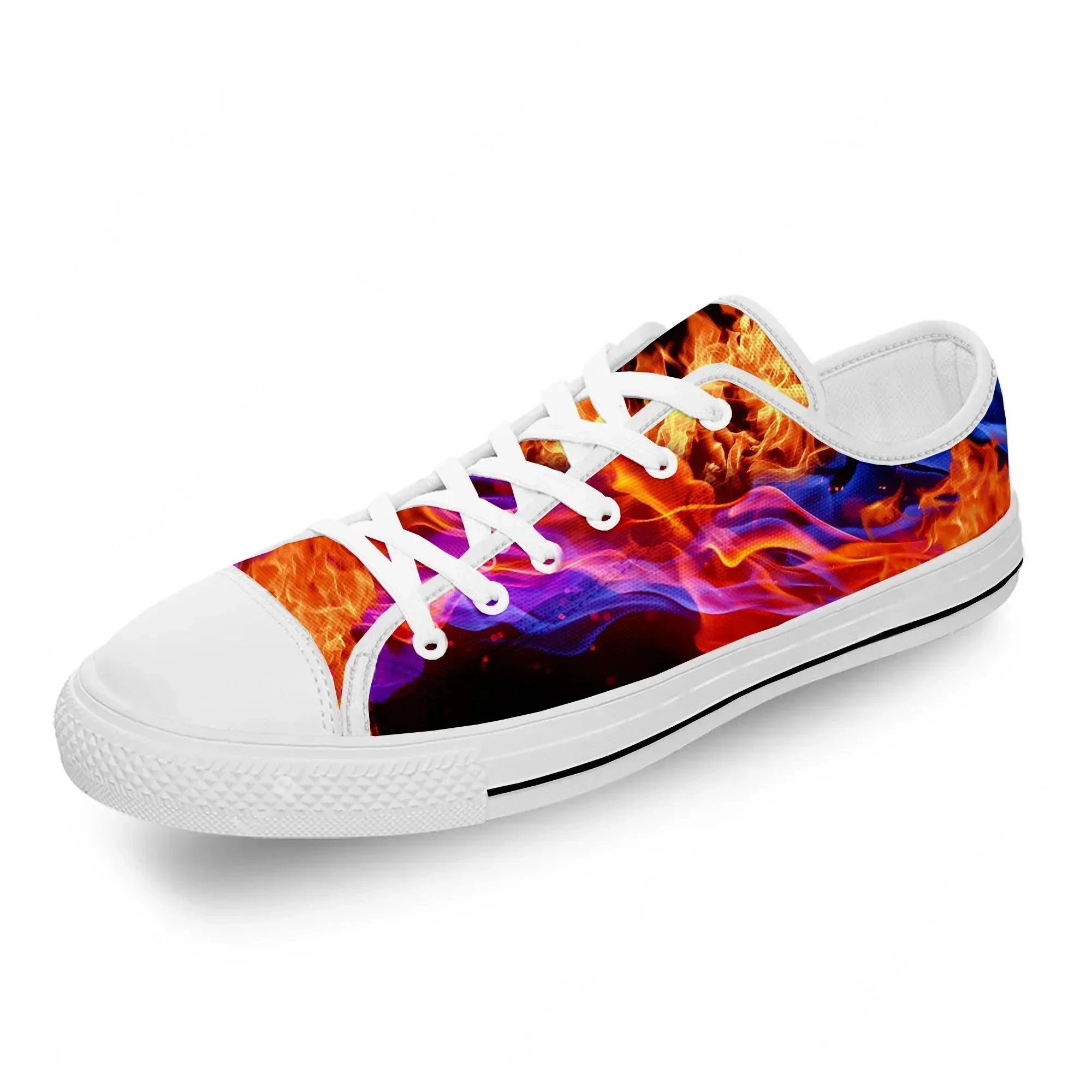 Anime Cartoon Flaming Flame Fire White Cloth Fashion 3D Print Low Top Canvas Shoes Men Women Lightweight Breathable Sneakers
Anime Cartoon Flaming Flame Fire White Cloth Fashion 3D Print Low Top Canvas Shoes Men Women Lightweight Breathable Sneakers