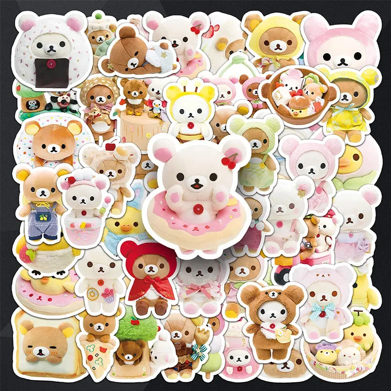 Kawaii 54pcs Rilakkumaed Stickers Cartoon Cute doll Stickers DIY Decoration Mobile Phone Notebook Account Stickers Gift Toys
Kawaii 54pcs Rilakkumaed Stickers Cartoon Cute doll Stickers DIY Decoration Mobile Phone Notebook Account Stickers Gift Toys