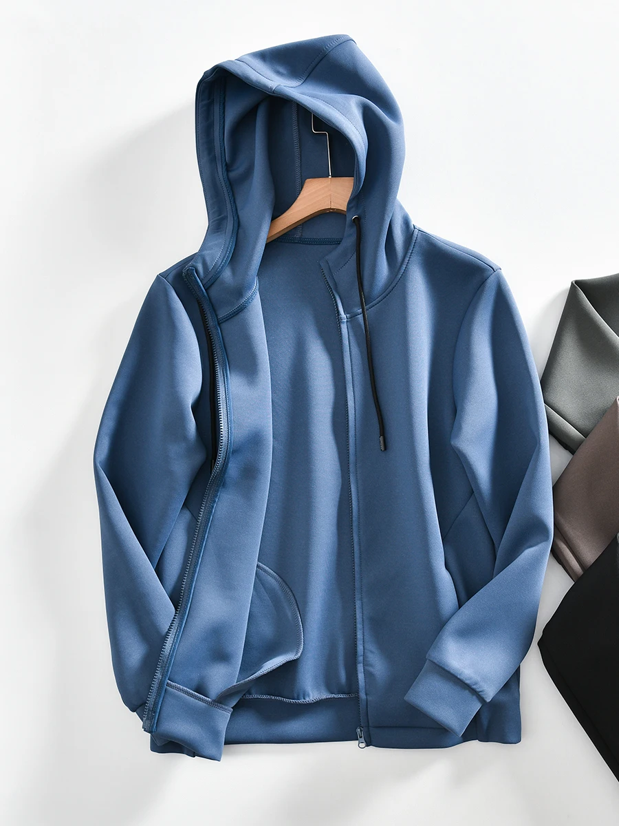 High-Definition Air Layer Men's Pure Color Sporty Hoodie Jacket New Autumn Fashion Urban Style Polyester Blend Zipper Closure
High-Definition Air Layer Men's Pure Color Sporty Hoodie Jacket New Autumn Fashion Urban Style Polyester Blend Zipper Closure