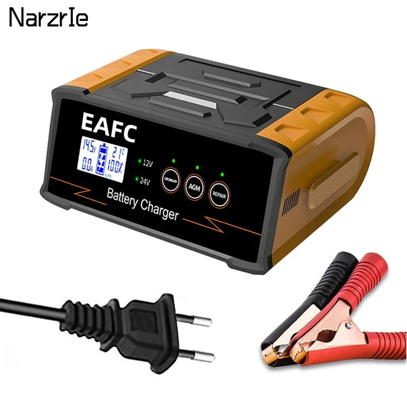 400W 300W Car Battery Charger Large Power SUV Truck Battery Chargers Trickle Smart Pulse Repair with EU Plug
400W 300W Car Battery Charger Large Power SUV Truck Battery Chargers Trickle Smart Pulse Repair with EU Plug