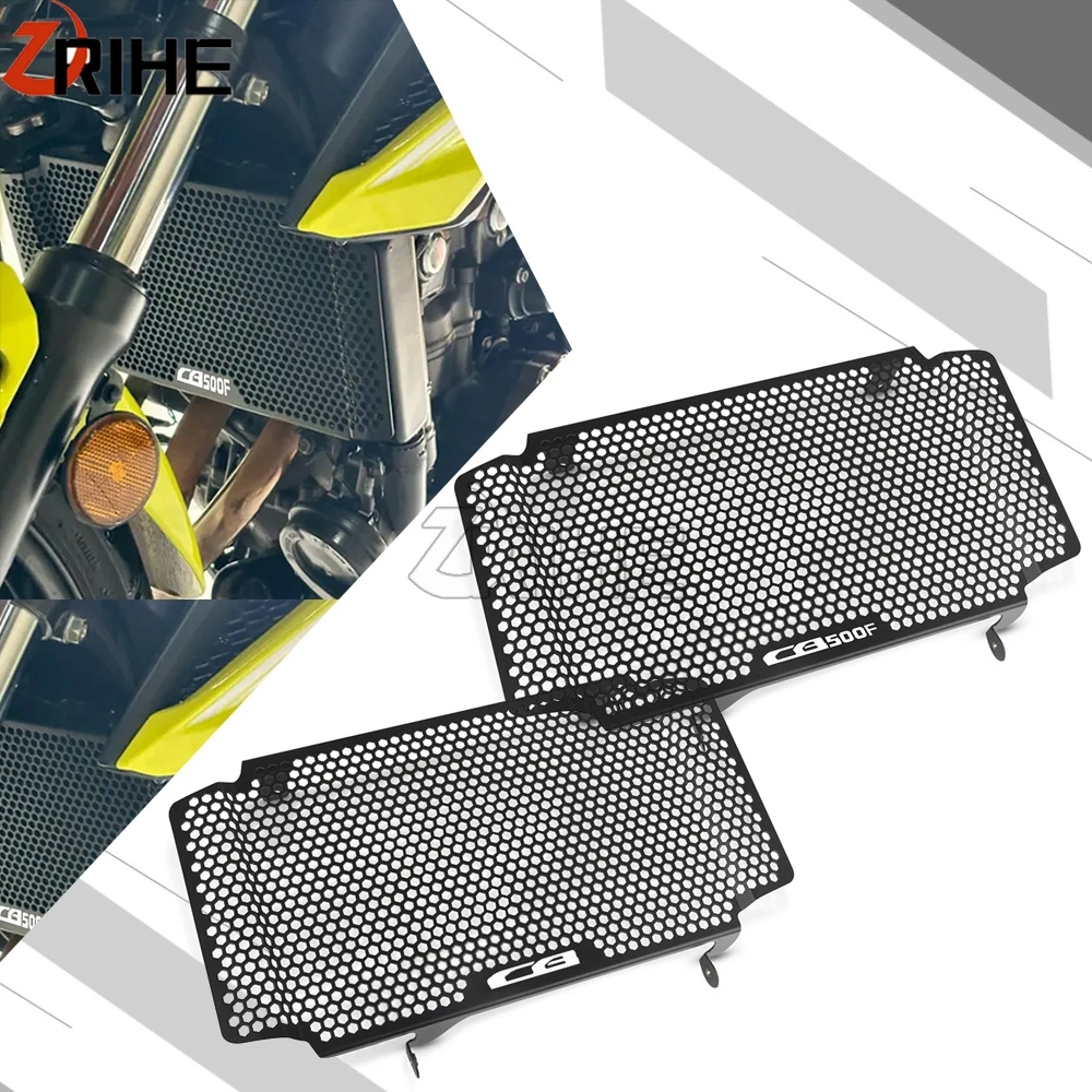 Motorcycle Aluminum For Honda CB500F CB500X 500 F CB500 F 2013-2025 2024 2023 CB 500F/500X Radiator Grille Guard Cover Protector 
Motorcycle Aluminum For Honda CB500F CB500X 500 F CB500 F 2013-2025 2024 2023 CB 500F/500X Radiator Grille Guard Cover Protector