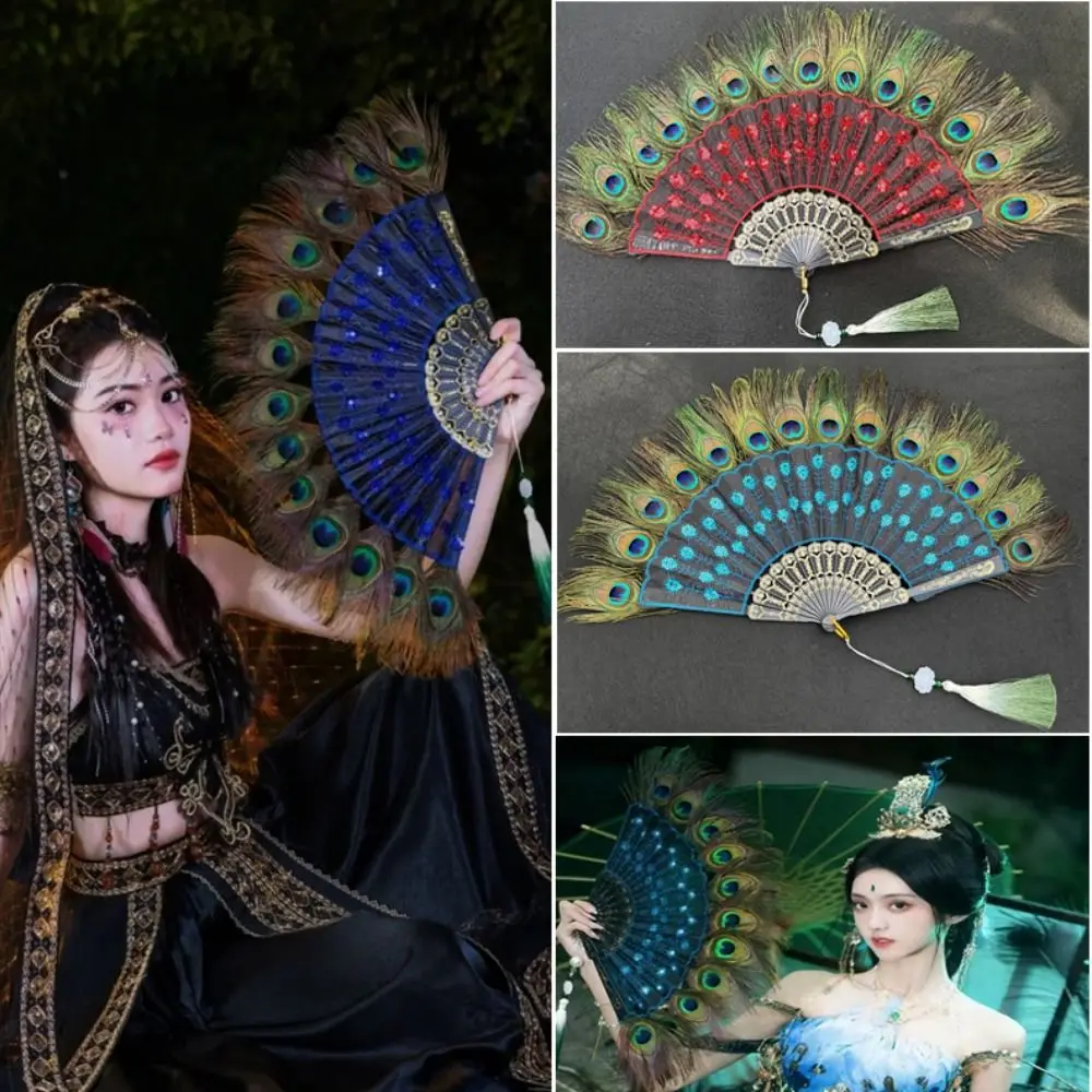 Length: about 35cm Large Peacock Fur Fan 9 Colors 65cm Cheongsam Show Live Fan Gothic Dance Hand Fan Wedding Party Decoration
Length: about 35cm Large Peacock Fur Fan 9 Colors 65cm Cheongsam Show Live Fan Gothic Dance Hand Fan Wedding Party Decoration