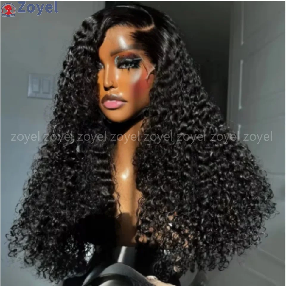 Black Kinky Curly 180Density Natural Lace Front Wig Soft Long For Women With BabyHair Preplucked Natural Hairline
Black Kinky Curly 180Density Natural Lace Front Wig Soft Long For Women With BabyHair Preplucked Natural Hairline