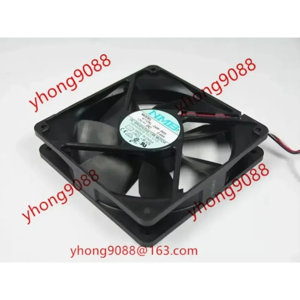 NMB-MAT 4710NL-04W-B49 D05 D06 DC 12V 0.44A 3-Wire 120x120x25mm Cooling Fan
NMB-MAT 4710NL-04W-B49 D05 D06 DC 12V 0.44A 3-Wire 120x120x25mm Cooling Fan
