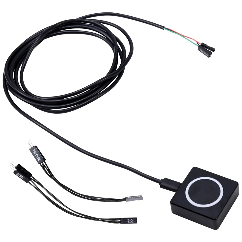 PC Power Button Desktop Power Switch PC External Start Power On/Off Button Magnetic Self-Reset Button Metal Shell RGB
PC Power Button Desktop Power Switch PC External Start Power On/Off Button Magnetic Self-Reset Button Metal Shell RGB