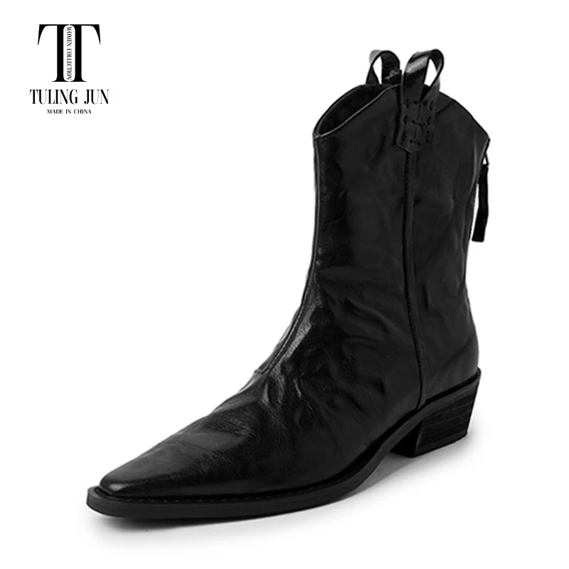 TULING JUN 2023 New Women's Shoes Autumn And Winter Short Boots Pointed Toe Chunky Medium Heel Comfort Boot For Women MS-M7565
TULING JUN 2023 New Women's Shoes Autumn And Winter Short Boots Pointed Toe Chunky Medium Heel Comfort Boot For Women MS-M7565