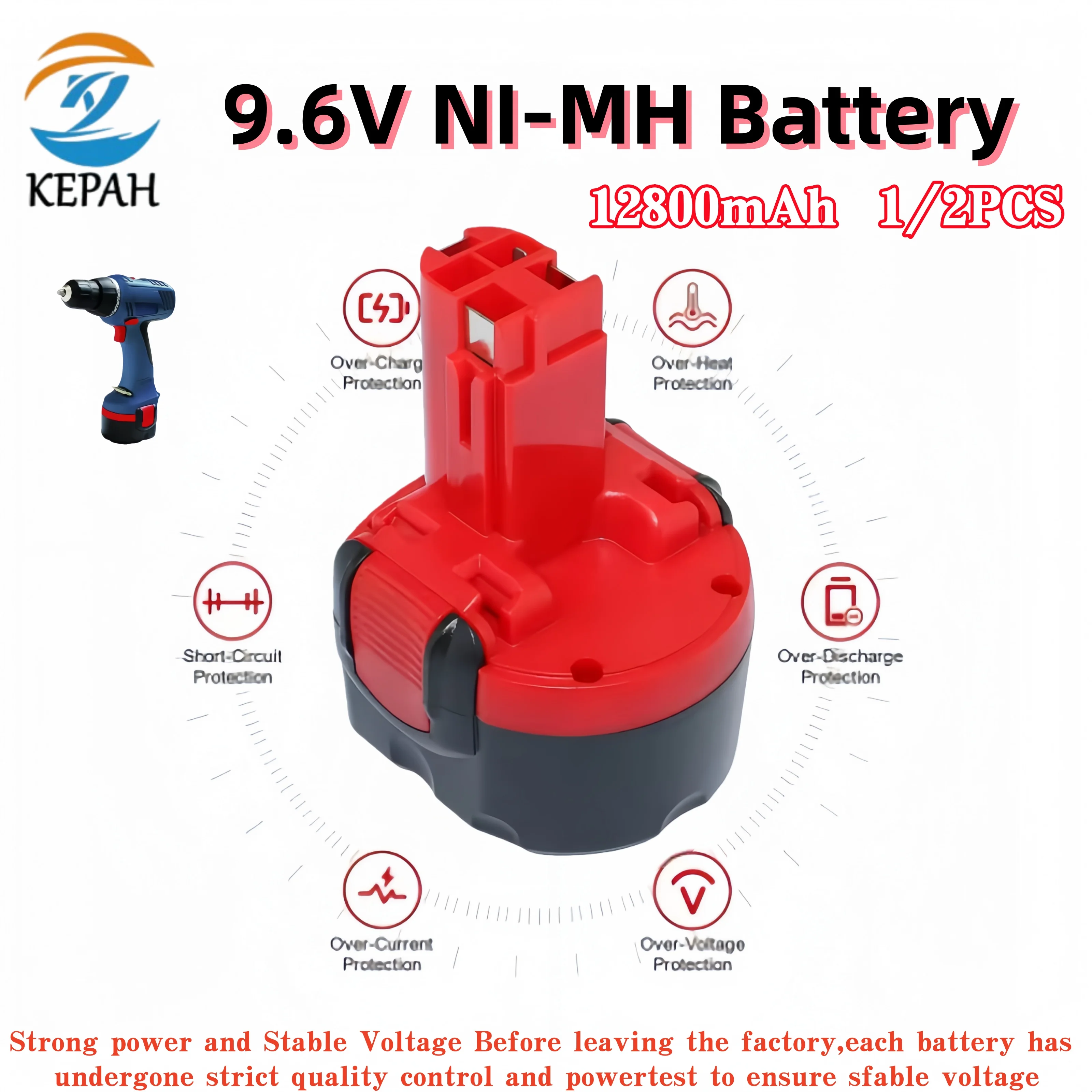 Ni-MH аккумуляторная батарея высокой емкости 9,6 В, 12800 мАч | Аккумулятор для электроинструментов для PSR 960 BH984 BAT048 BAT119 L50
Ni-MH аккумуляторная батарея высокой емкости 9,6 В, 12800 мАч | Аккумулятор для электроинструментов для PSR 960 BH984 BAT048 BAT119 L50