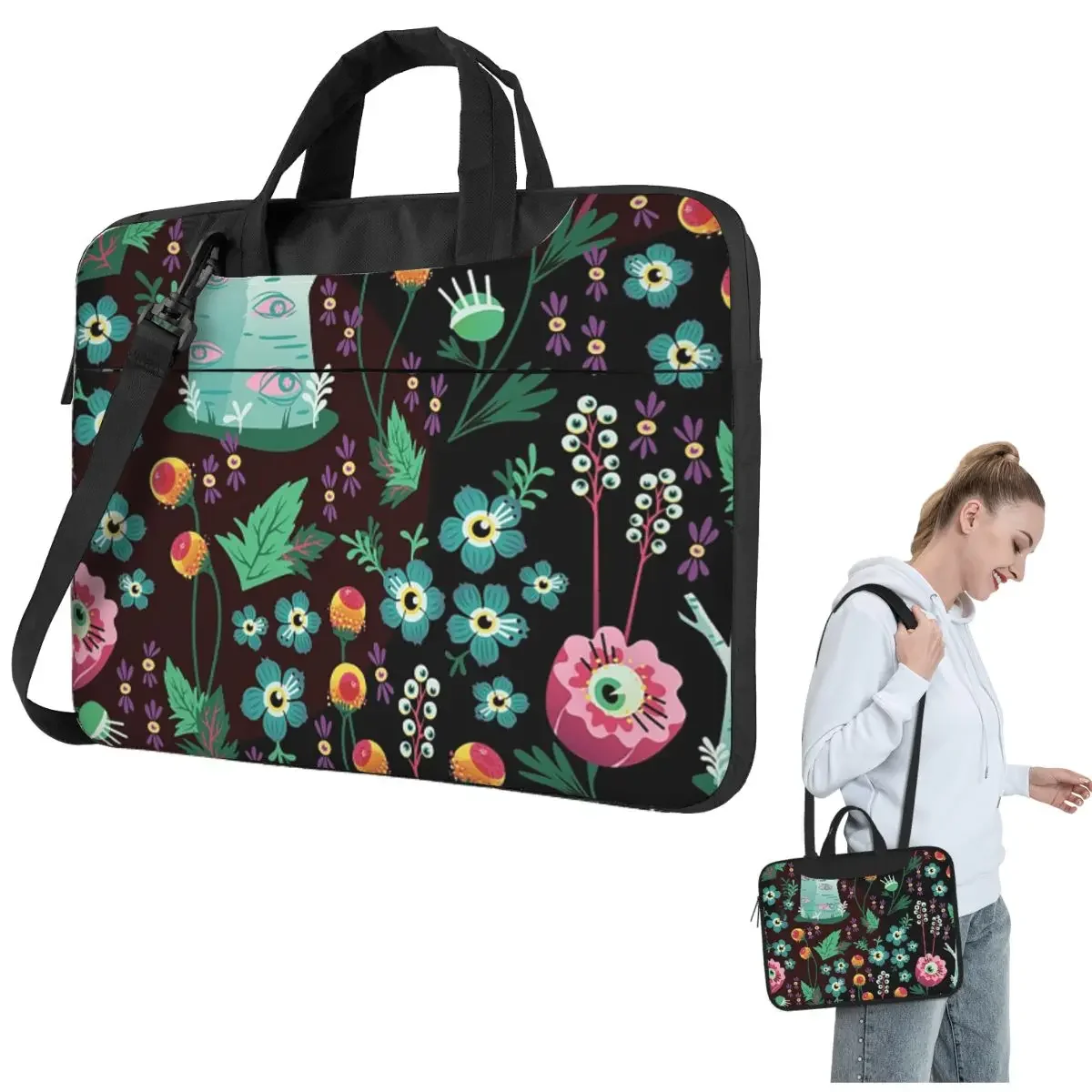 Eyeball Garden Crossbody Laptop Bag Case Computer Bag 13 14 15.6 Inch Notebook Pouch for Macbook Pro
Eyeball Garden Crossbody Laptop Bag Case Computer Bag 13 14 15.6 Inch Notebook Pouch for Macbook Pro