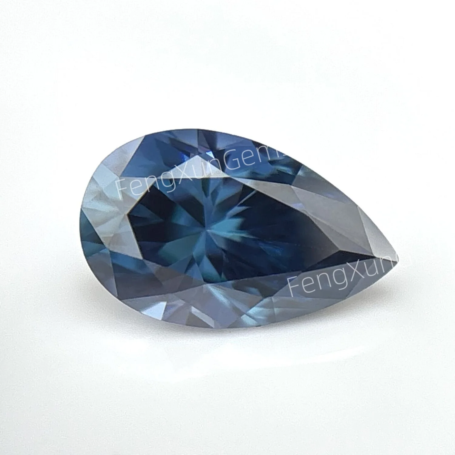 Loose Moissanite Stone Royal Blue Pear 0.35~5ct Excellent Cut Lab Grown Diamonds Pass test II With GRA Certificate For jewelry
Loose Moissanite Stone Royal Blue Pear 0.35~5ct Excellent Cut Lab Grown Diamonds Pass test II With GRA Certificate For jewelry