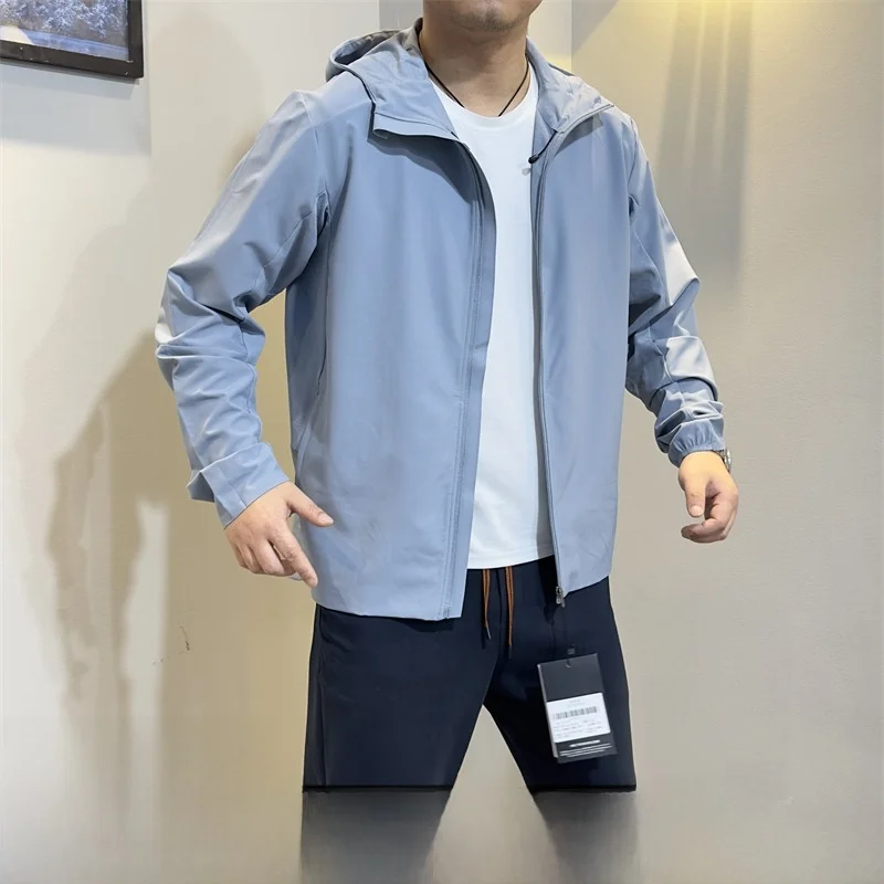 Высококачественная мужская куртка для активного отдыха: дышащая, быстросохнущая, с защитой от солнца, с капюшоном, длинными рукавами, приталенного кроя, для весны и осени
Высококачественная мужская куртка для активного отдыха: дышащая, быстросохнущая, с защитой от солнца, с капюшоном, длинными рукавами, приталенного кроя, для весны и осени