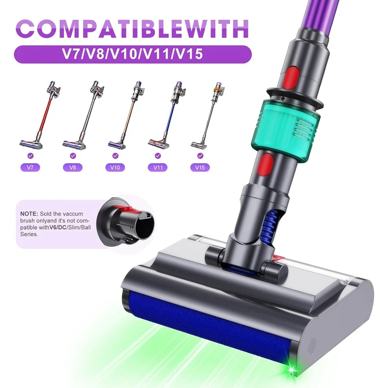 AC66 Brush Head for Dyson V7 V8 V10 V11 V15 Vacuum Cleaner, Electric Floor Mop with Clean and Dirty Water Tank for Carpets
AC66 Brush Head for Dyson V7 V8 V10 V11 V15 Vacuum Cleaner, Electric Floor Mop with Clean and Dirty Water Tank for Carpets