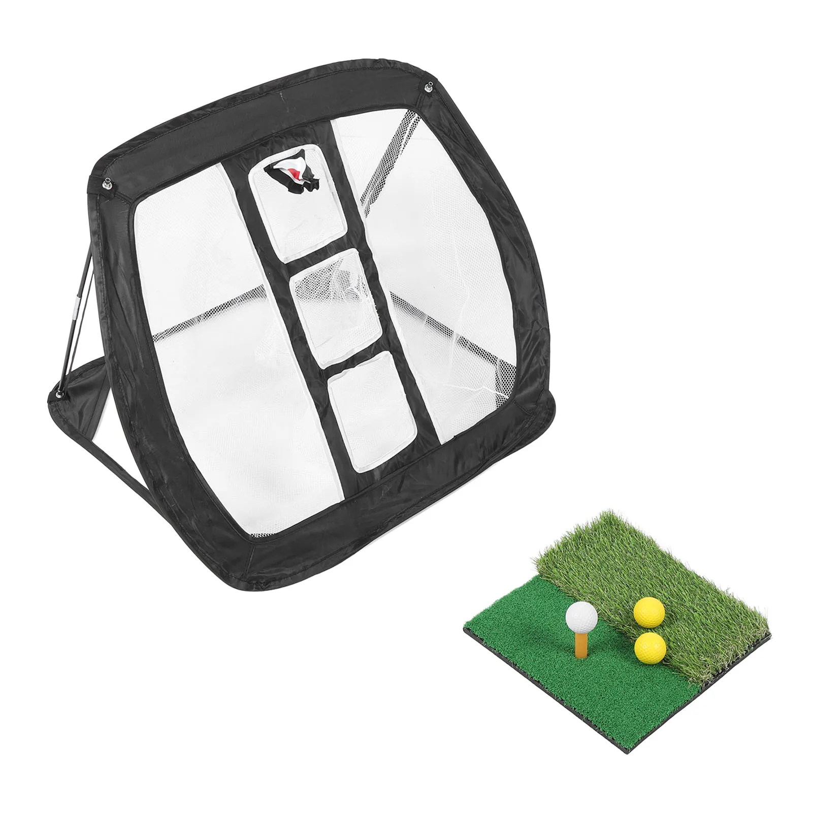 Portable Golf Training Net Chipping Net Golf Swing Hitting Net Elastic Stable Wearproof with Hitting Mat Balls for Outdoor
Portable Golf Training Net Chipping Net Golf Swing Hitting Net Elastic Stable Wearproof with Hitting Mat Balls for Outdoor