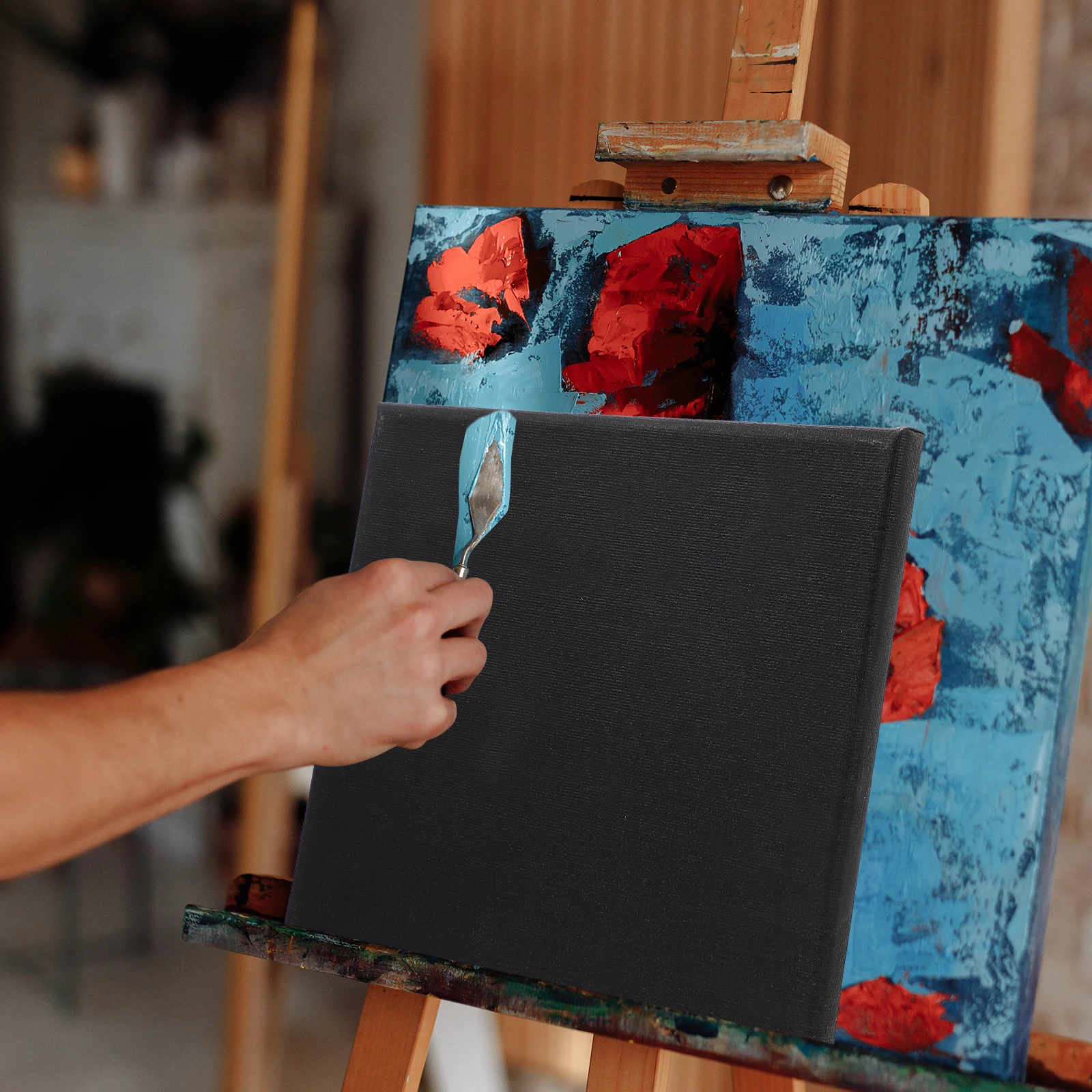 Paint Canvas Canvases for Painting Stretcher Black Framed Stretched Board Frames
Paint Canvas Canvases for Painting Stretcher Black Framed Stretched Board Frames