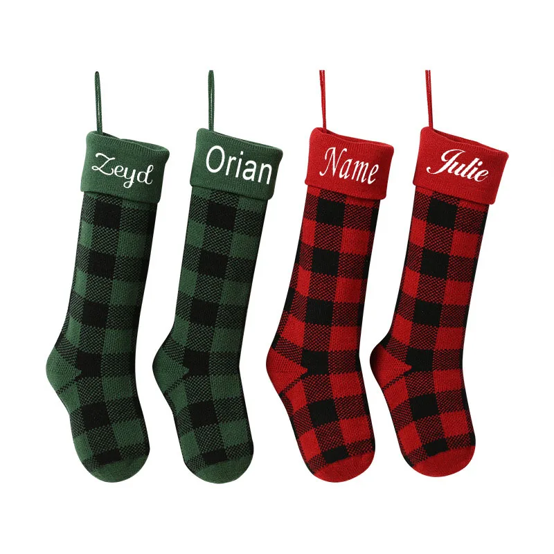 Personalized Printing Yarn Wall Decoration Christmas Decoration Christmas Decoration pendant Knitted Candy Checkered Socks
Personalized Printing Yarn Wall Decoration Christmas Decoration Christmas Decoration pendant Knitted Candy Checkered Socks
