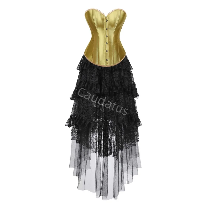 Corset Dress Costume long skirt Set With medieval Bustier Costume Party Sexy Burlesque Ladies Outfit Plus Size Gothic Halloween
Corset Dress Costume long skirt Set With medieval Bustier Costume Party Sexy Burlesque Ladies Outfit Plus Size Gothic Halloween