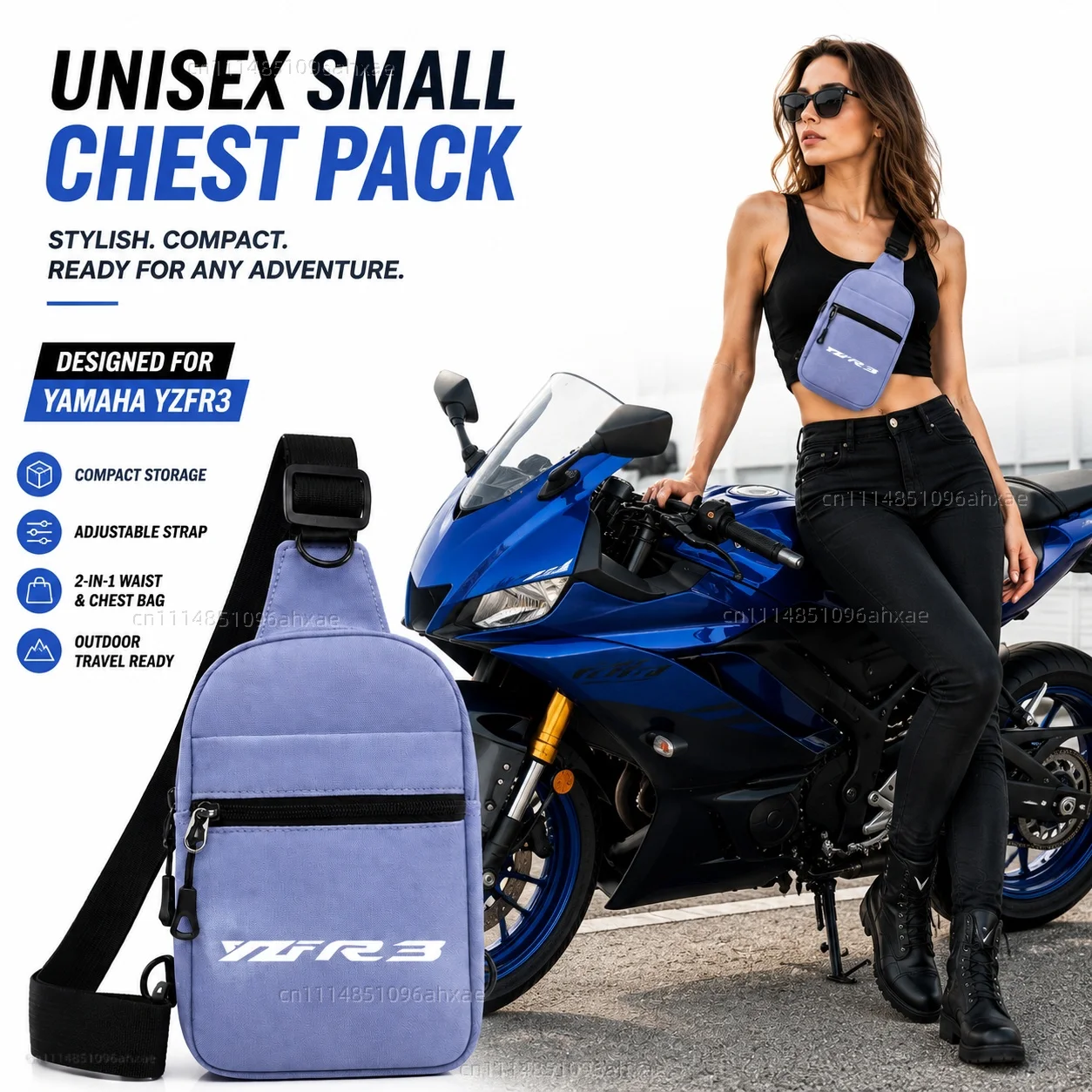 Motorcycle 2In1 Multi-functional Waist Bag Chest Bag Outdoor Travel Bag Waterproof Riding For YAMAHA YZFR3 YZF-R3 YZF R3
Motorcycle 2In1 Multi-functional Waist Bag Chest Bag Outdoor Travel Bag Waterproof Riding For YAMAHA YZFR3 YZF-R3 YZF R3