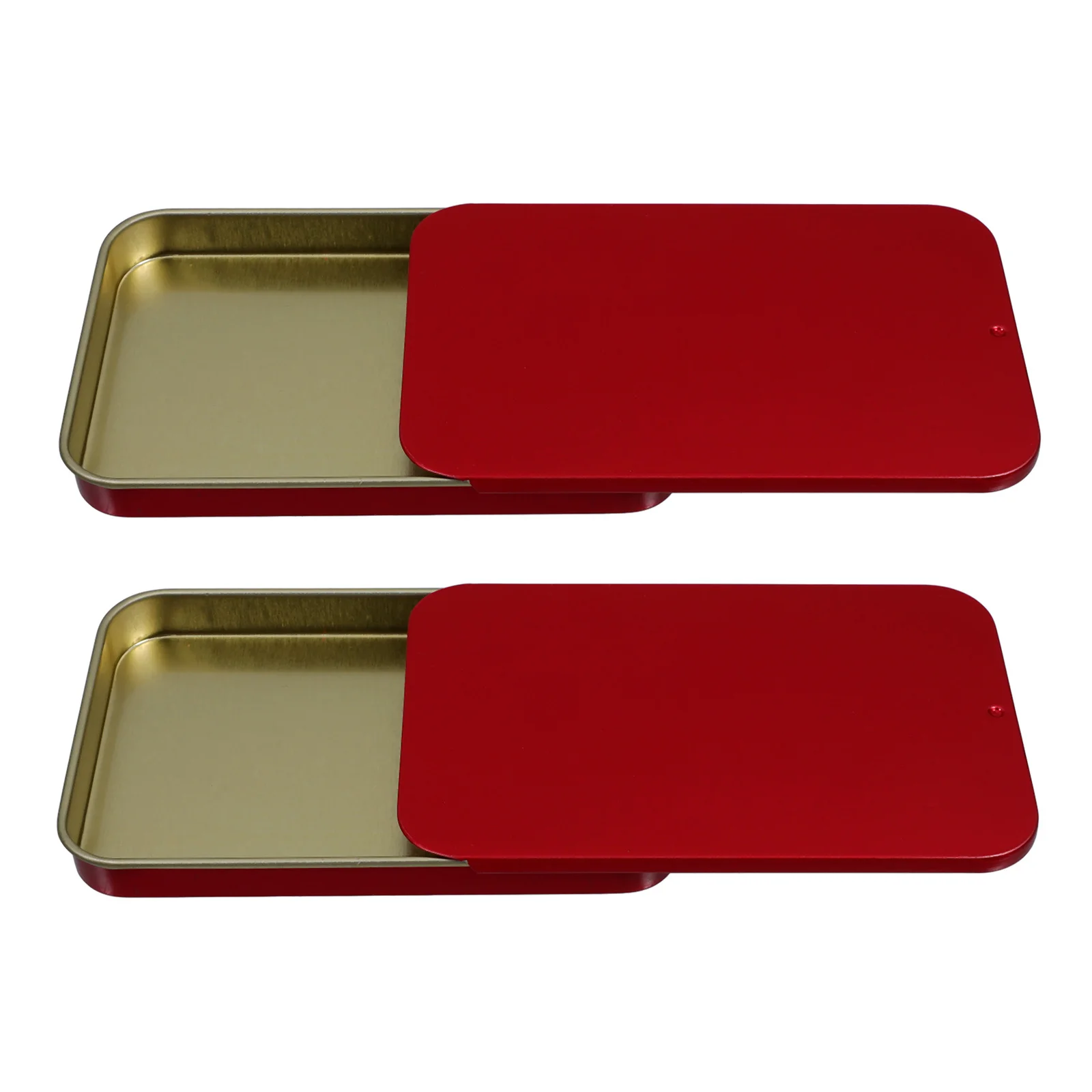 2Pcs Portable Mini Tin Boxes Sliding Tinplate Balm Containers Airtight Storage Case Small Metal Push Pull Organizer
2Pcs Portable Mini Tin Boxes Sliding Tinplate Balm Containers Airtight Storage Case Small Metal Push Pull Organizer