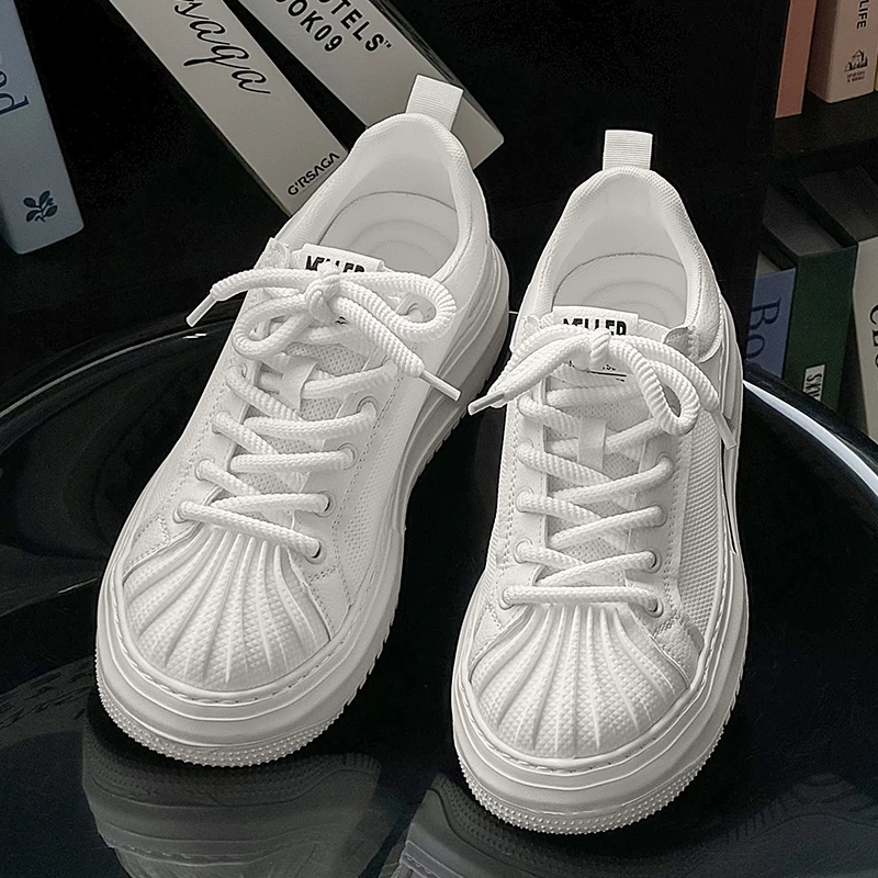 Men Shell Toe Mesh Platform Sneakers Thick Sole Breathable Casual Skate Walking Footwear Zapatillas Hombre
Men Shell Toe Mesh Platform Sneakers Thick Sole Breathable Casual Skate Walking Footwear Zapatillas Hombre