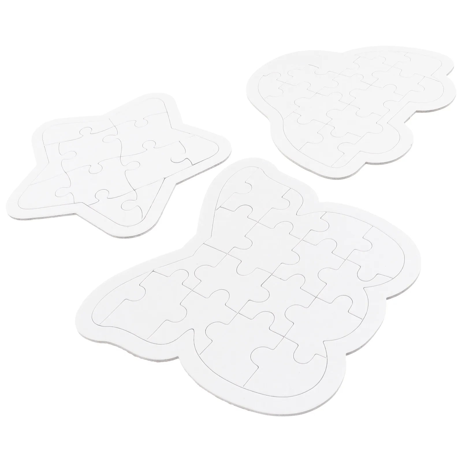 6Pcs Cartoon DIY Coloring Puzzle Blank Paper Drawing Puzzle for Kids Safe Rounded Edges Creative Reusable Art Project
6Pcs Cartoon DIY Coloring Puzzle Blank Paper Drawing Puzzle for Kids Safe Rounded Edges Creative Reusable Art Project