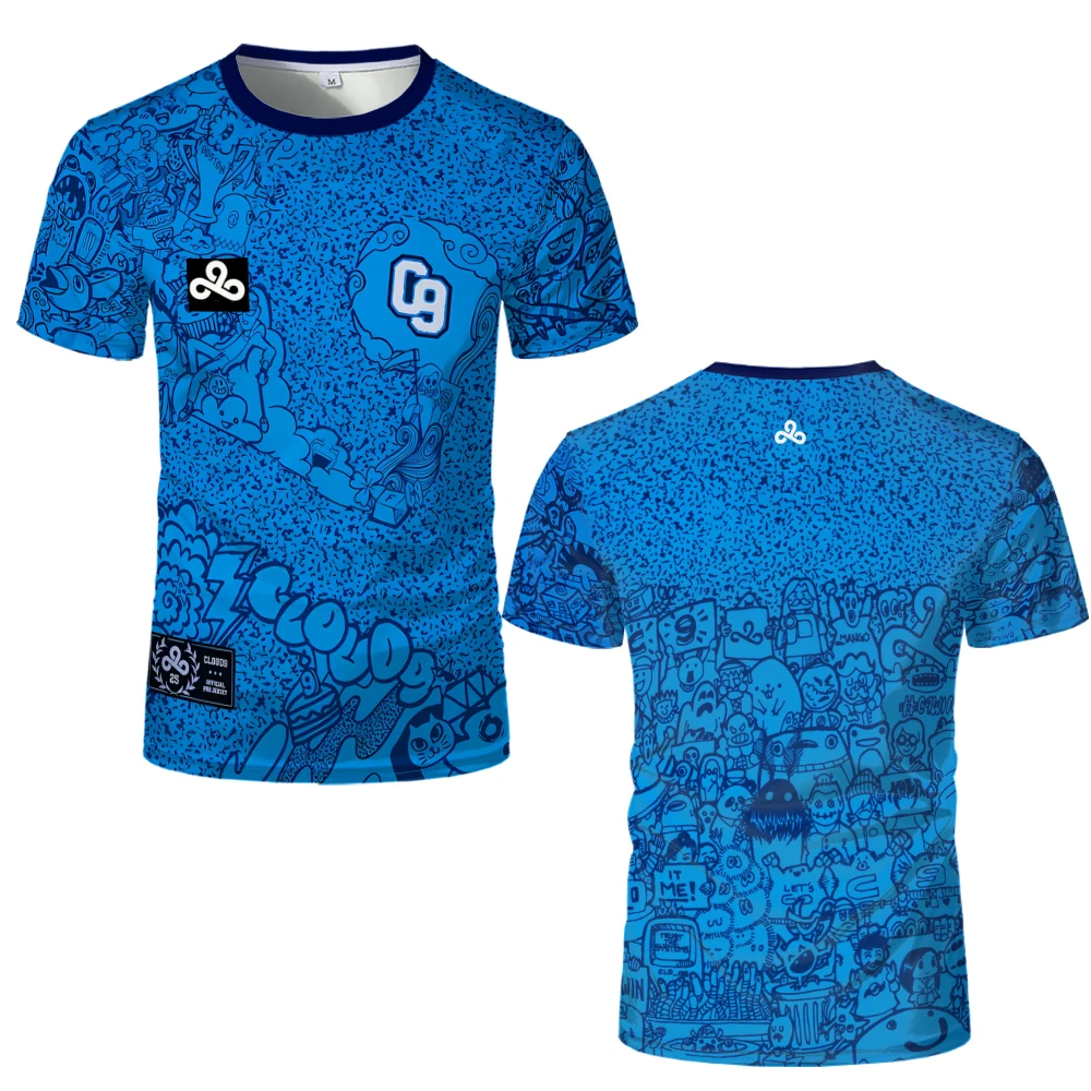 Футболка Esports Club Cloud 9 C9, футболка League of Legends CSGO, игровой тренировочный костюм, мужской и женский спортивный дышащий топ
Футболка Esports Club Cloud 9 C9, футболка League of Legends CSGO, игровой тренировочный костюм, мужской и женский спортивный дышащий топ