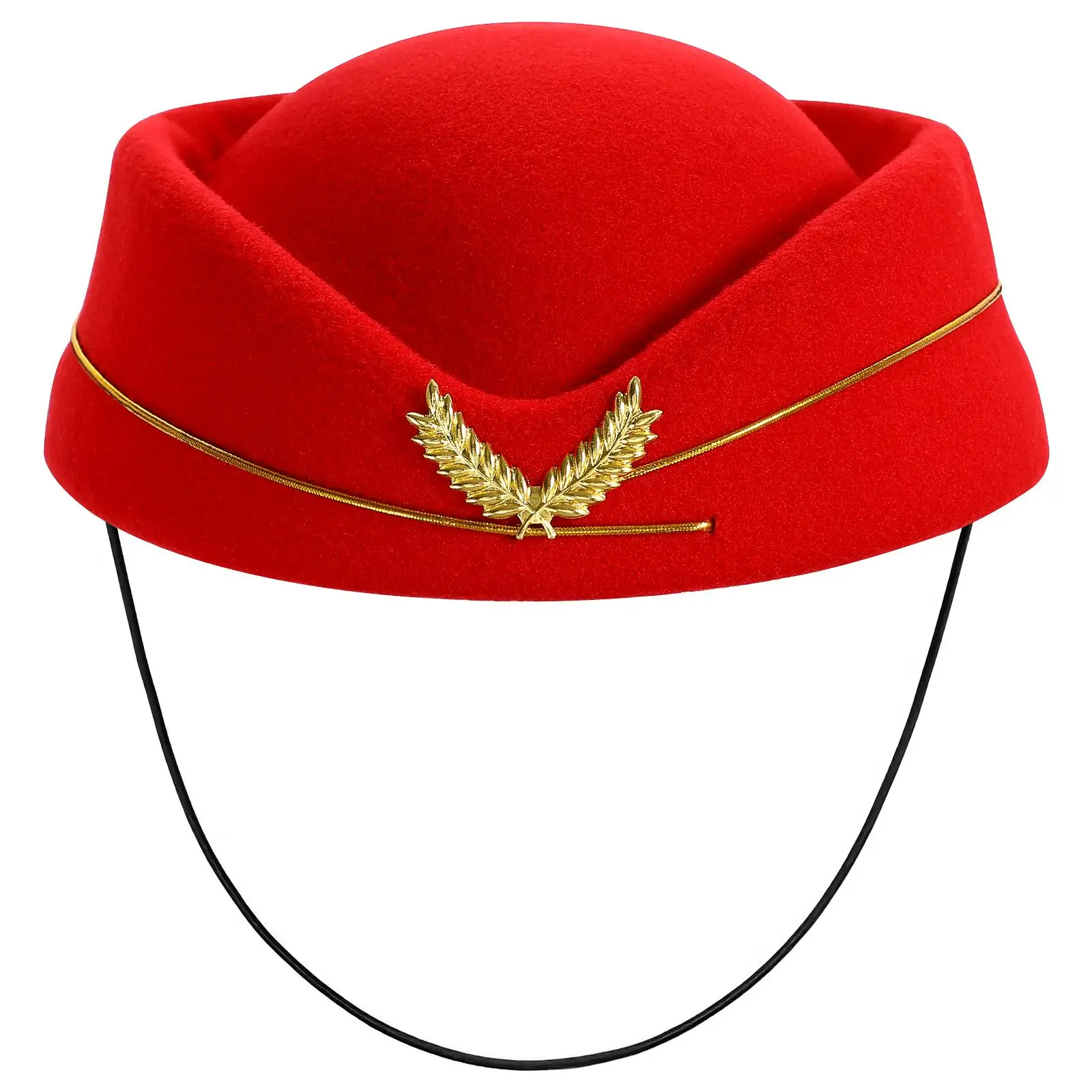 Stewardess Hat Women Flight Attendant Costume Lightweight Soft Material Cosplay Party Accessories Elegant Design Metal Badge
Stewardess Hat Women Flight Attendant Costume Lightweight Soft Material Cosplay Party Accessories Elegant Design Metal Badge