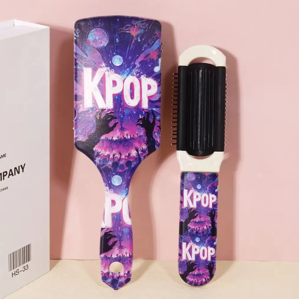 Набор из 2 щеток для волос Kpop | Антистатическая щетка, складная расческа 2-в-1 с зеркалом | Kpop Fan Gift, специально для париков из натуральных волос
Набор из 2 щеток для волос Kpop | Антистатическая щетка, складная расческа 2-в-1 с зеркалом | Kpop Fan Gift, специально для париков из натуральных волос