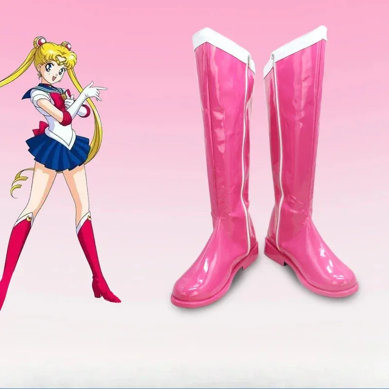 Новые красные ботинки в стиле аниме Tsukino Usagi, обувь для косплея, аксессуары для вечеринок на Хэллоуин, персонализация 2025 
Новые красные ботинки в стиле аниме Tsukino Usagi, обувь для косплея, аксессуары для вечеринок на Хэллоуин, персонализация 2025