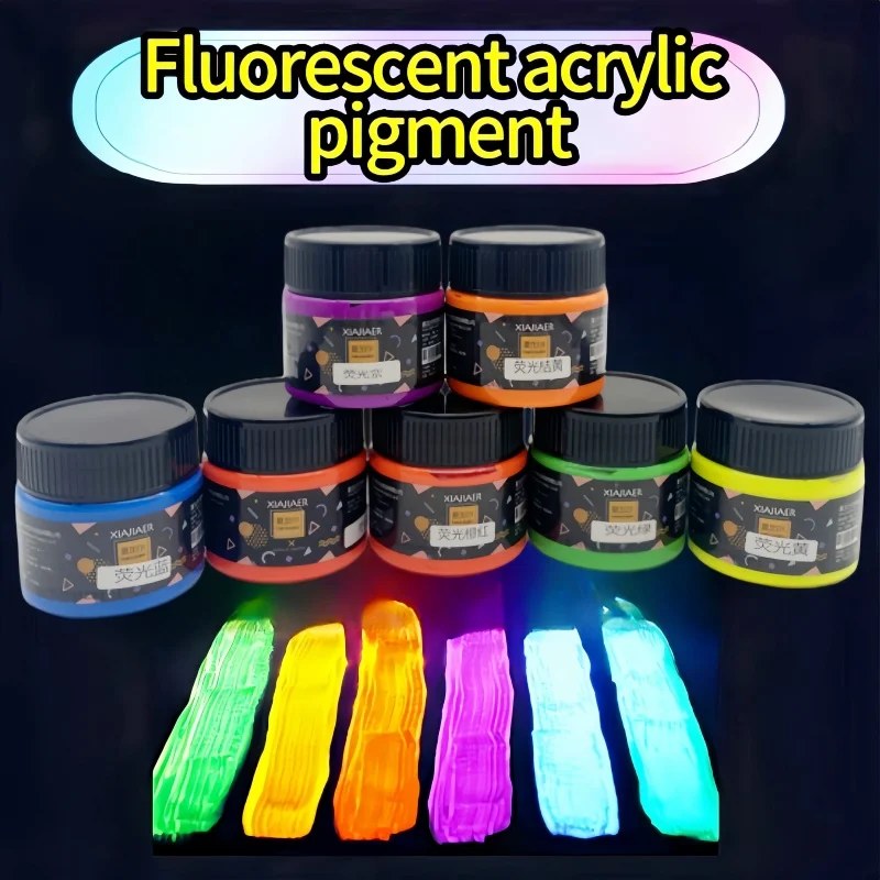 100ml/1pcs/xiajiaer Fluorescent acrylic paint hand-painted wall painting diy stone T-shirt acrylic paint
100ml/1pcs/xiajiaer Fluorescent acrylic paint hand-painted wall painting diy stone T-shirt acrylic paint
