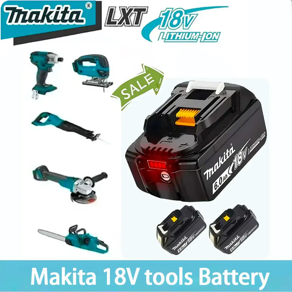 Makita 6Ah/5Ah/3Ah Original 100% Makita 18V Battery BL1830B BL1850B BL1850 BL1840 BL1860 BL1815 Replacement Lithium Battery
Makita 6Ah/5Ah/3Ah Original 100% Makita 18V Battery BL1830B BL1850B BL1850 BL1840 BL1860 BL1815 Replacement Lithium Battery