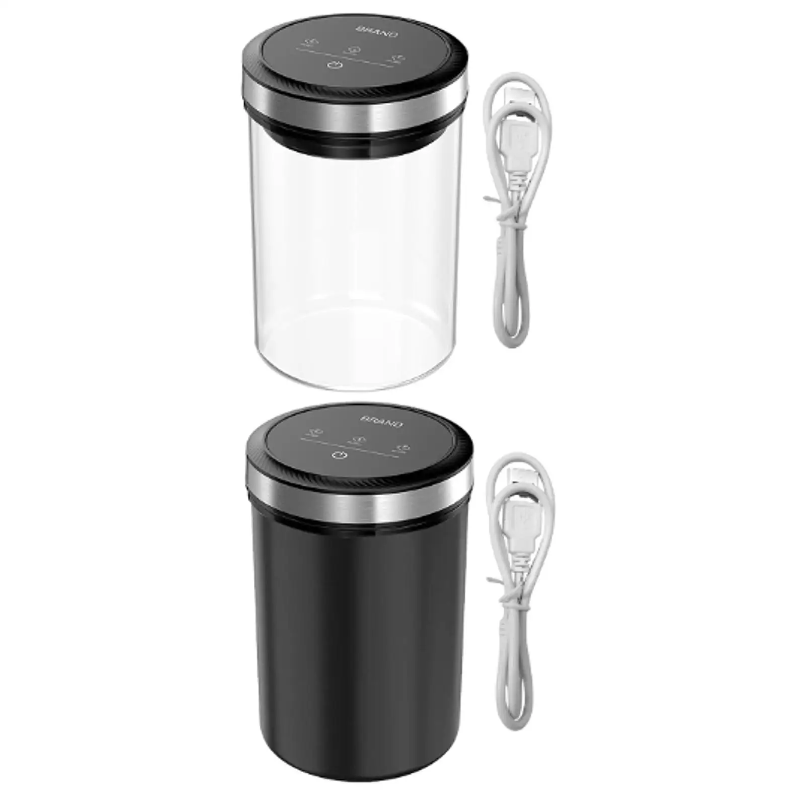 Automatic Vacuum Coffee Canister Stackable Wide Mouth Vacuum Food Storage Canister for Tea Sugar Dry Food Coffee Beans Snack
Automatic Vacuum Coffee Canister Stackable Wide Mouth Vacuum Food Storage Canister for Tea Sugar Dry Food Coffee Beans Snack