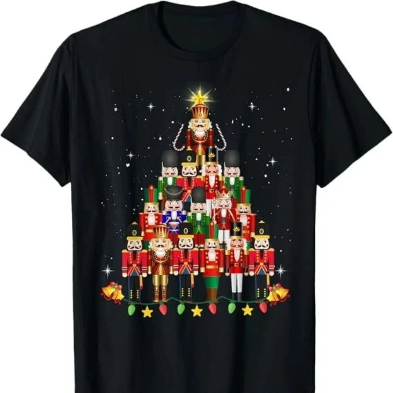 Funny Nutcracker Christmas Tree 2024 for Men Women Cotton T-shirt Short Sleeve All Seasons Casual Fashion Perfect Comfortable
Funny Nutcracker Christmas Tree 2024 for Men Women Cotton T-shirt Short Sleeve All Seasons Casual Fashion Perfect Comfortable