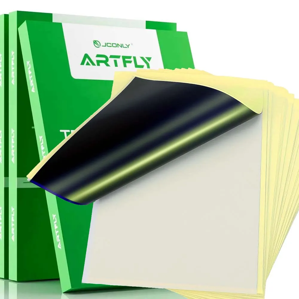 100PCS JCONLY Tattoo Transfer Paper Premium Tattoo Stencil Thermal Transfer Paper Carbon Stencil Copy Paper Print Tattoo Supply
100PCS JCONLY Tattoo Transfer Paper Premium Tattoo Stencil Thermal Transfer Paper Carbon Stencil Copy Paper Print Tattoo Supply