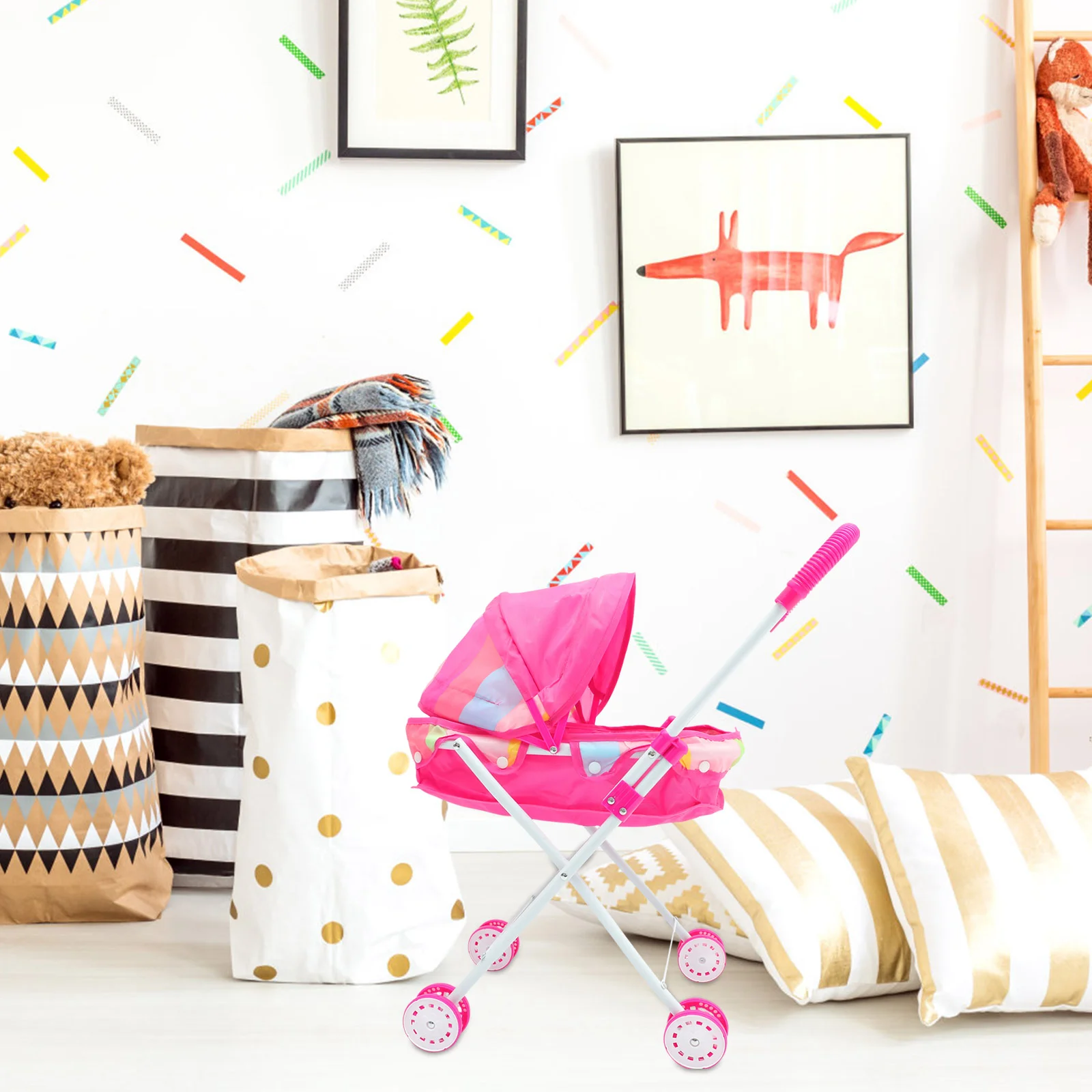 Stroller Wagon Strollers Simulated House Decorations Toy Movable Model Mini Baby
Stroller Wagon Strollers Simulated House Decorations Toy Movable Model Mini Baby