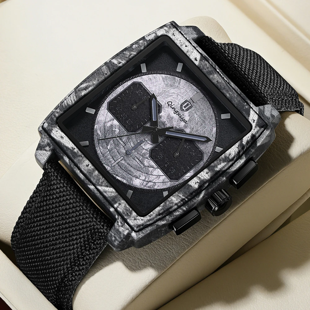 QINGXIYA Brand New Fashion Chronograph Quartz Watch Men Sports Military Leather Waterproof 24 Hours Luxury Watches Mens Reloj
QINGXIYA Brand New Fashion Chronograph Quartz Watch Men Sports Military Leather Waterproof 24 Hours Luxury Watches Mens Reloj
