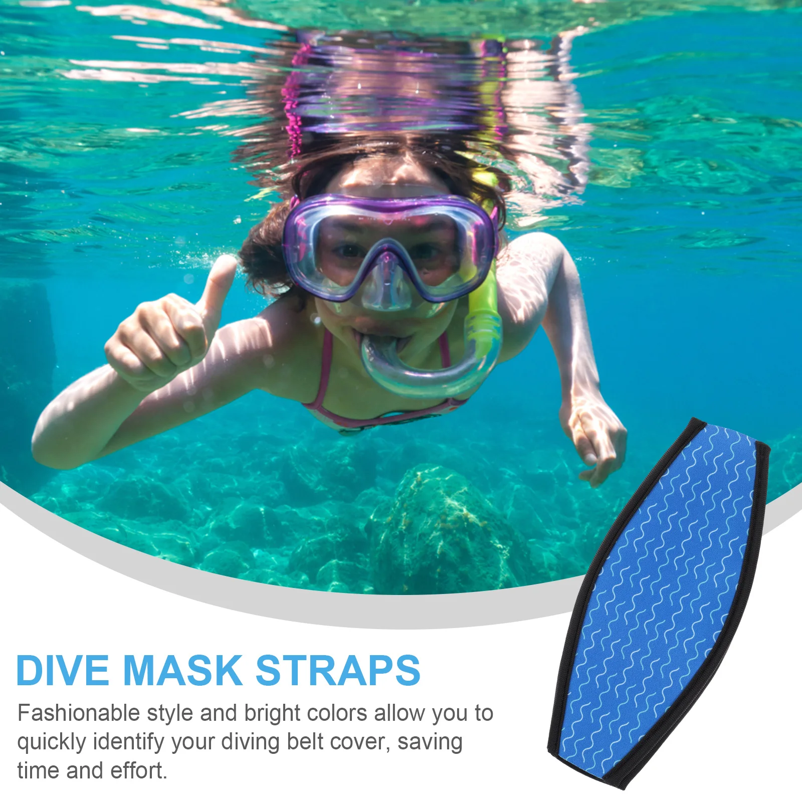 Diving Hair B Mask Strap Covers Swimming Glasses Supplies Washable Durable Neoprene Dive Masks Accessories Underwater Gear
Diving Hair B Mask Strap Covers Swimming Glasses Supplies Washable Durable Neoprene Dive Masks Accessories Underwater Gear