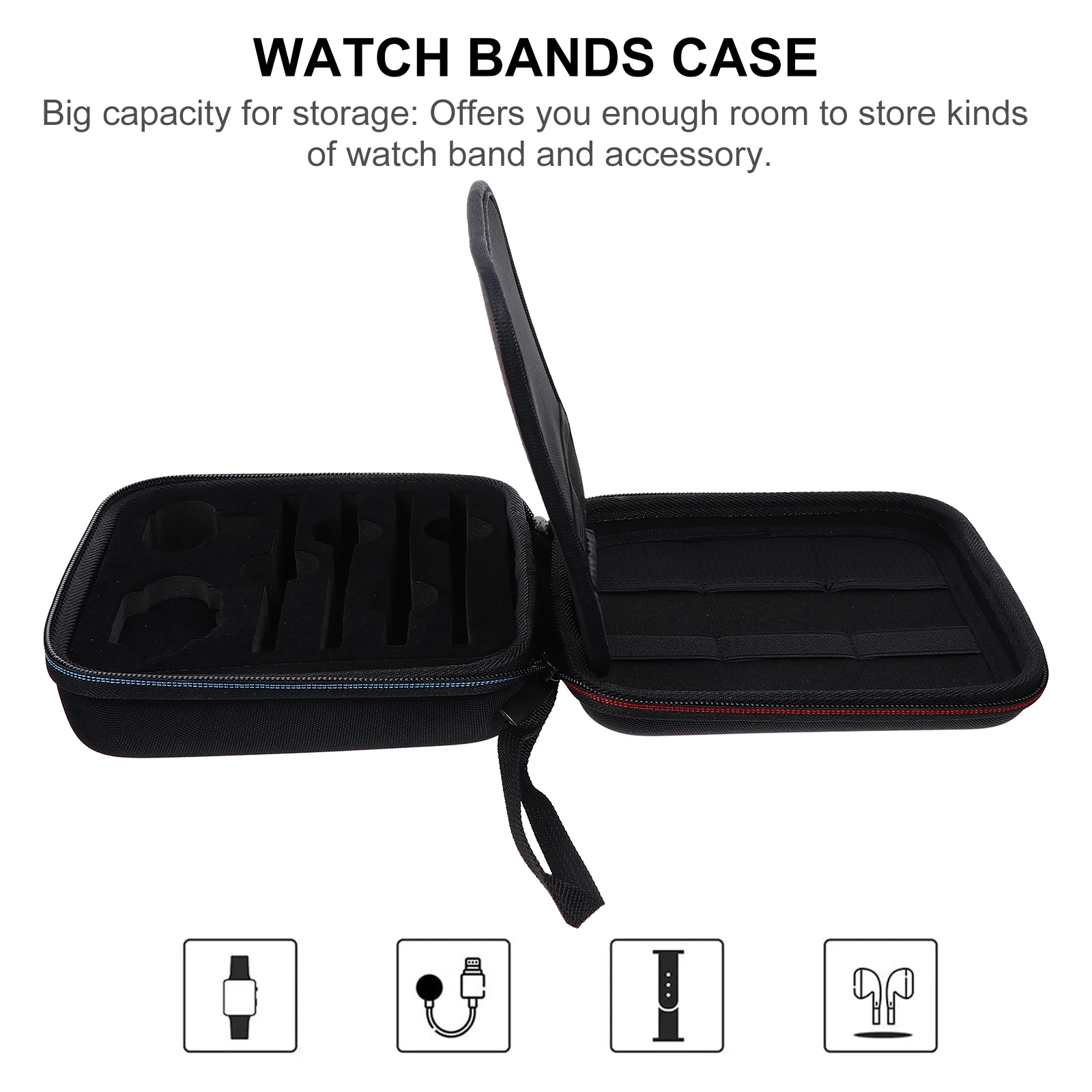 Strap Storage Bag Watch Band Travel Pouch Case Container Belt Eva Watch-storage-cases Protector
Strap Storage Bag Watch Band Travel Pouch Case Container Belt Eva Watch-storage-cases Protector