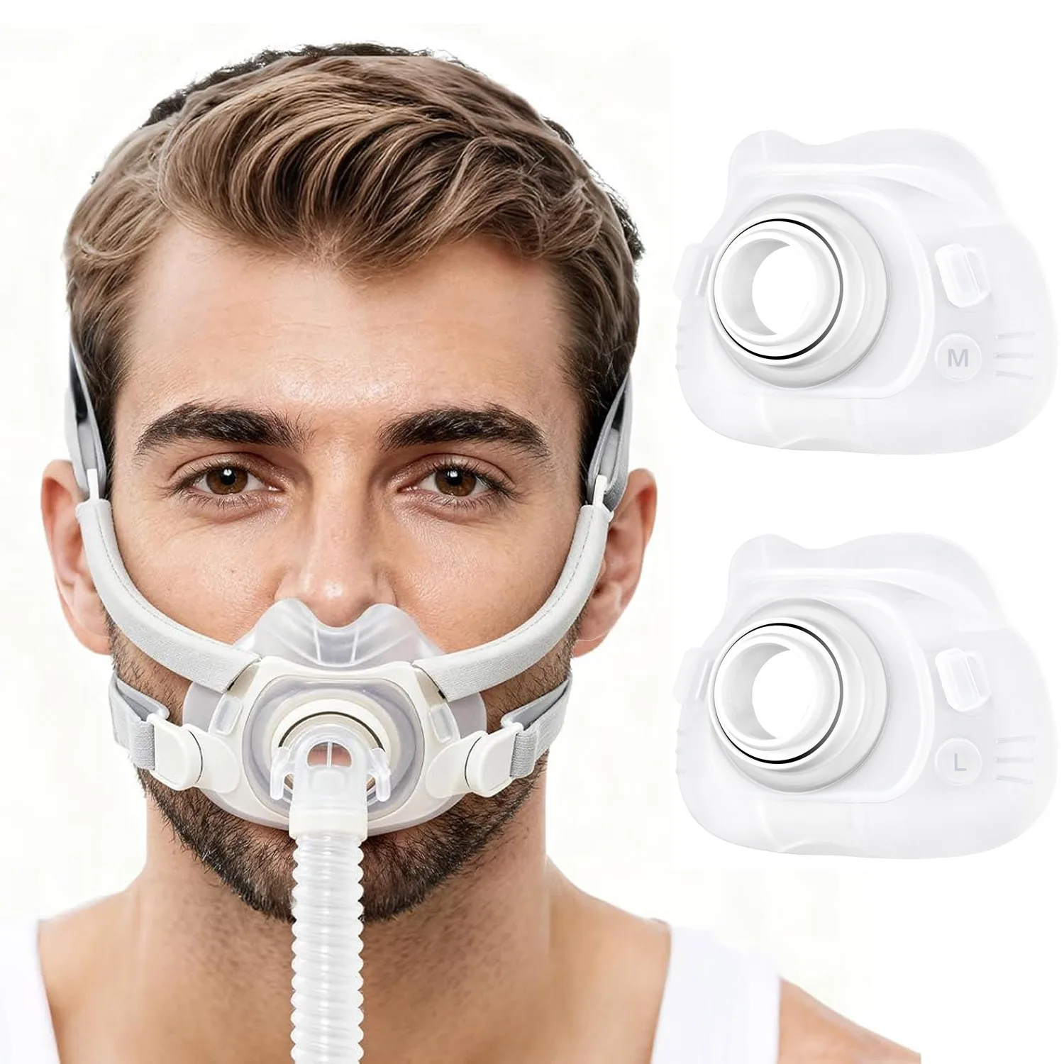 2/1pcs AirFit F40 Full Face Cushion Replacement Cushion for AirFit F40 CPAP Soft Silicone Cushion Compatible on Original Supplie
2/1pcs AirFit F40 Full Face Cushion Replacement Cushion for AirFit F40 CPAP Soft Silicone Cushion Compatible on Original Supplie