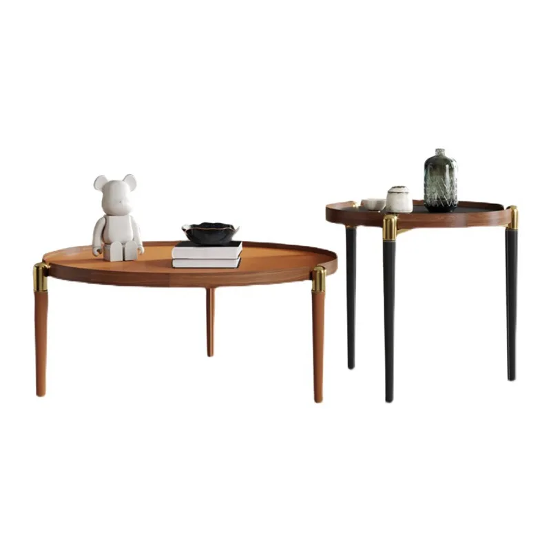 Modern light luxury coffee table combination simple saddle leather size combination round tea table designer creative small
Modern light luxury coffee table combination simple saddle leather size combination round tea table designer creative small