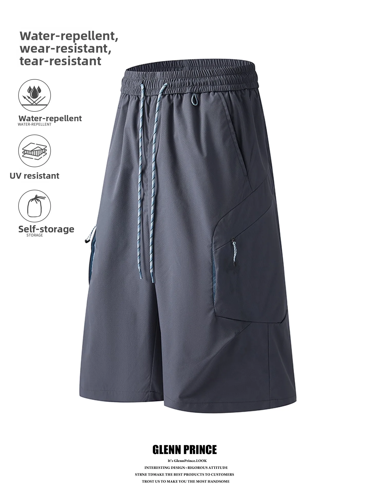GPstudio American Functional Zipper Pocket Work Shorts Men's Quick Dry Cool Feeling Sports Seven-Foot Pants Casual Loose Fit
GPstudio American Functional Zipper Pocket Work Shorts Men's Quick Dry Cool Feeling Sports Seven-Foot Pants Casual Loose Fit