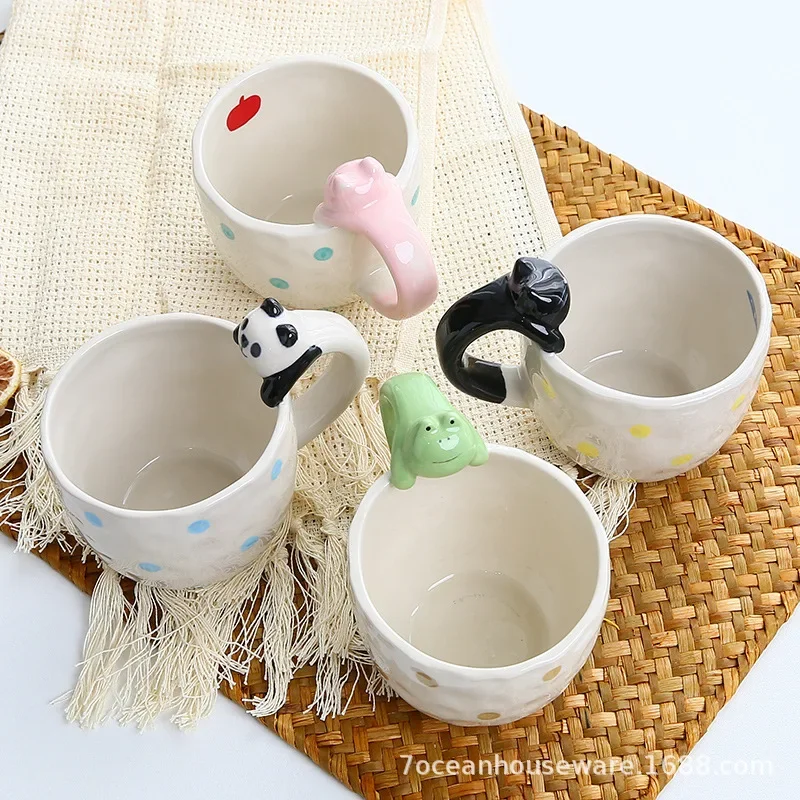 Ins New Cute Cat Ceramics Coffee Mug with Spoon Creative Hand Painted Drinkware Milk Tea Cups Novelty Gifts Tea Cup 350ML
Ins New Cute Cat Ceramics Coffee Mug with Spoon Creative Hand Painted Drinkware Milk Tea Cups Novelty Gifts Tea Cup 350ML