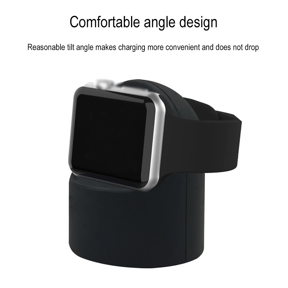 Wireless Smart Silicone Watch Holder Charger Stand Desktop Table Bracket for iWatch 7 6 5 4 3 2 se 1
Wireless Smart Silicone Watch Holder Charger Stand Desktop Table Bracket for iWatch 7 6 5 4 3 2 se 1