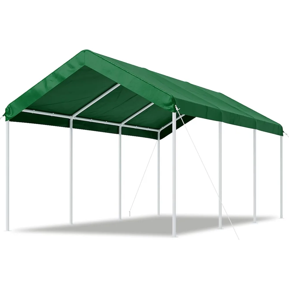 10x20 Ft Heavy-duty Carport with Tarpaulin and Windproof Portable Carport Tent, Outdoor Carport
10x20 Ft Heavy-duty Carport with Tarpaulin and Windproof Portable Carport Tent, Outdoor Carport