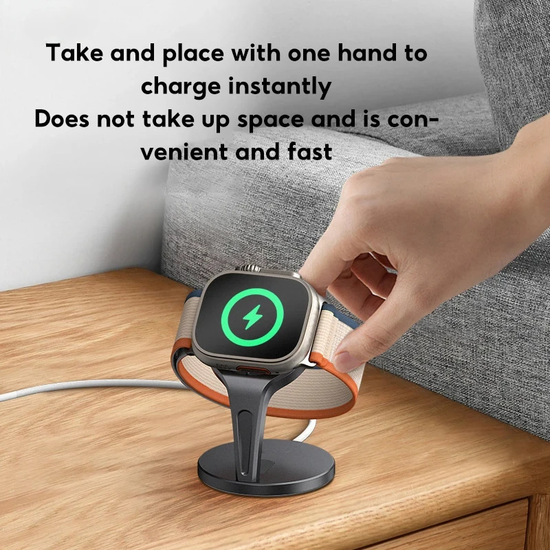 For Apple Watch Charging Stand Suitable for Charging Base Watch9/8/7/6/5/SE/Ultra Charger Base 4/3/2 Smartwatch Holder Accessory
For Apple Watch Charging Stand Suitable for Charging Base Watch9/8/7/6/5/SE/Ultra Charger Base 4/3/2 Smartwatch Holder Accessory