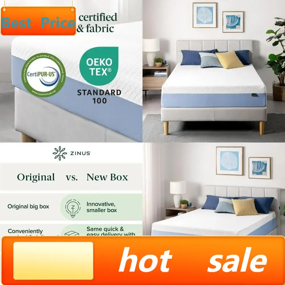 Hot sales12" queen size cooling memory foam mattress - new version, fiberglass-free, medium firmness, breathable design
Hot sales12" queen size cooling memory foam mattress - new version, fiberglass-free, medium firmness, breathable design