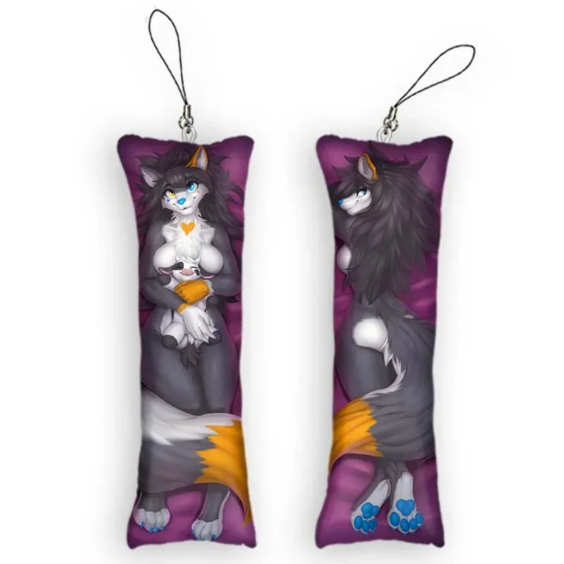 4x12cmCartoon Anime Keychain Furry Dakimakura Mini Pendant Cute 2 Sides Print Hanging Ornament Small Pillow Pendants Funny Gift
4x12cmCartoon Anime Keychain Furry Dakimakura Mini Pendant Cute 2 Sides Print Hanging Ornament Small Pillow Pendants Funny Gift