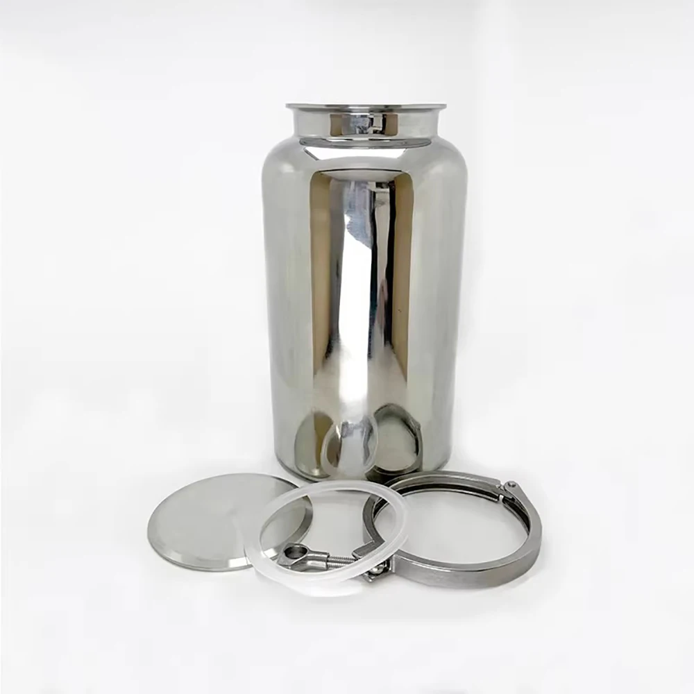 2L Clamp Type Sanitary Storage Tank – 304 Stainless Steel Airtight Sealed Container
2L Clamp Type Sanitary Storage Tank – 304 Stainless Steel Airtight Sealed Container