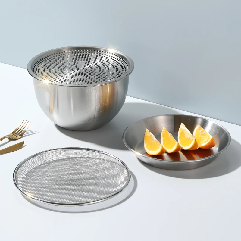 Deepened 304 Stainl Steel Kitchen Sink Mixing Bowl for Baking Salad Preparation And Waing Vegetables round ape Japanes...
Deepened 304 Stainl Steel Kitchen Sink Mixing Bowl for Baking Salad Preparation And Waing Vegetables round ape Japanes...